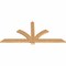 Ekena Millwork Redmond Smooth Timber Gable Bracket, Western Red Cedar, 60"W x 27"H x 1 1/2"D x 3 1/2"F, 11/12 Pitch GBW060X27X0204RED00SWR - alternate 4